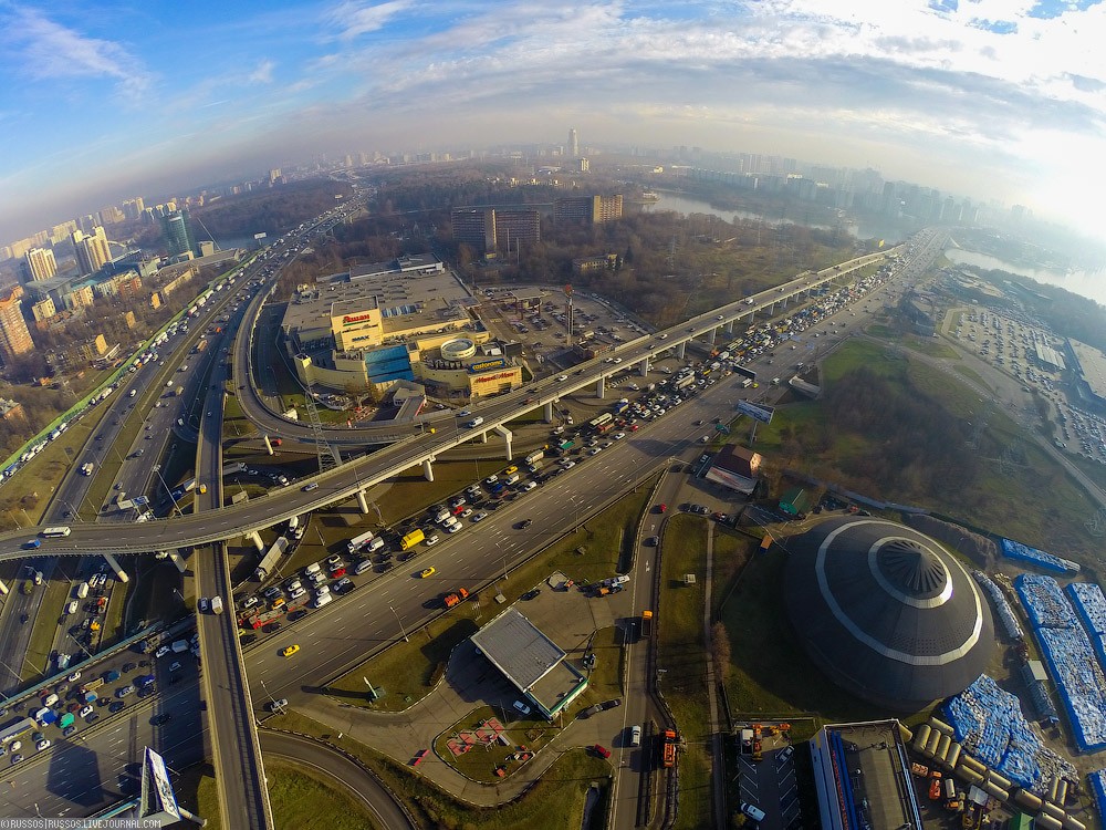 Фотография: Развяжем пробки! Обзорный фоторепортаж строительства новых развязок на МКАД №3 - BigPicture.ru