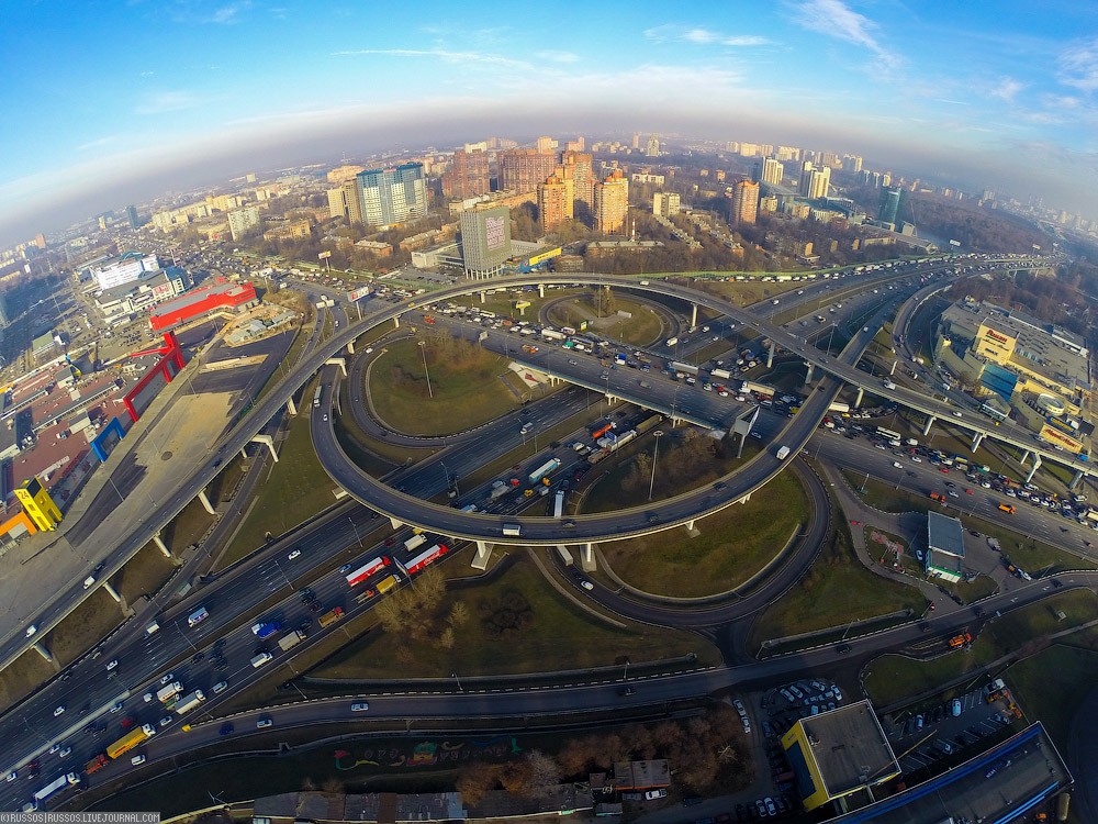 Фотография: Развяжем пробки! Обзорный фоторепортаж строительства новых развязок на МКАД №5 - BigPicture.ru