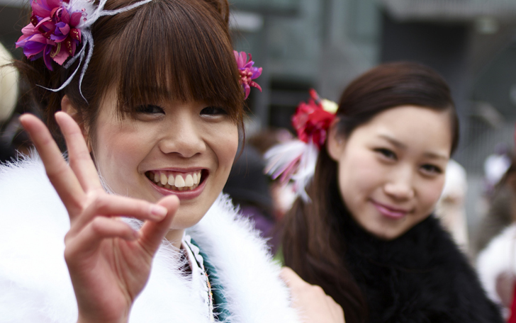 Фотография: А девочка созрела: как 20-летние японцы празднуют свое совершеннолетие №1 - BigPicture.ru