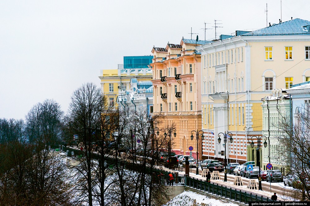 Верхневолжская набережная в нижнем новгороде