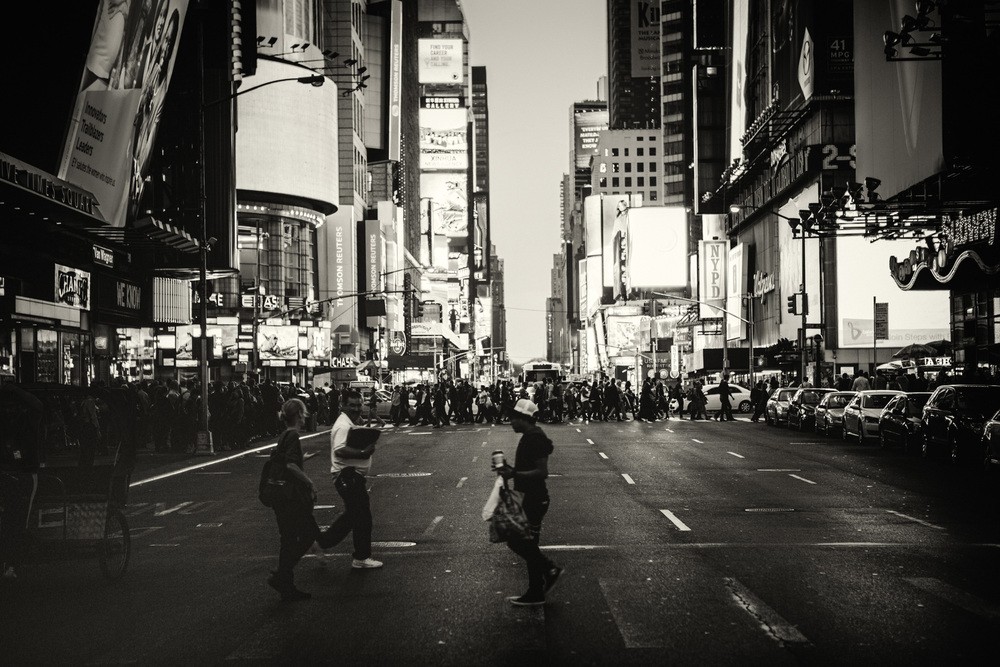 Фотография: Под другим углом: Нью-Йорк на черно-белых фотографиях Алекса Тьюшера №12 - BigPicture.ru