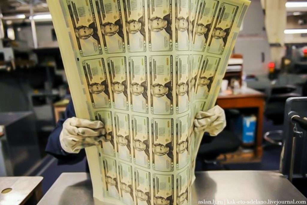 Фотография: Как производят доллары США №4 - BigPicture.ru