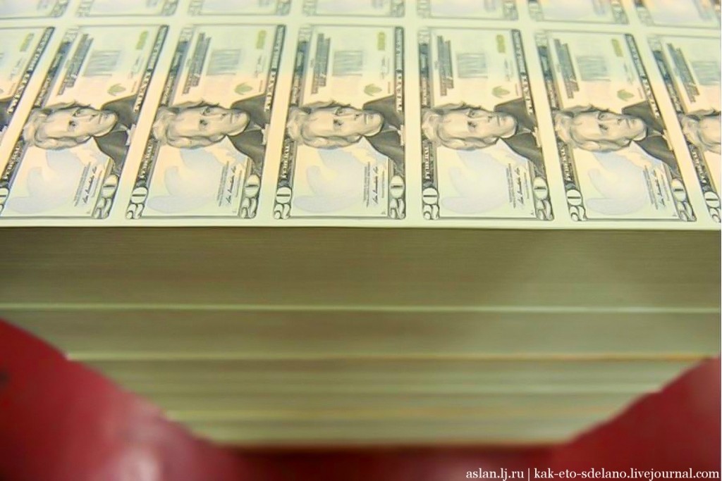 Фотография: Как производят доллары США №6 - BigPicture.ru