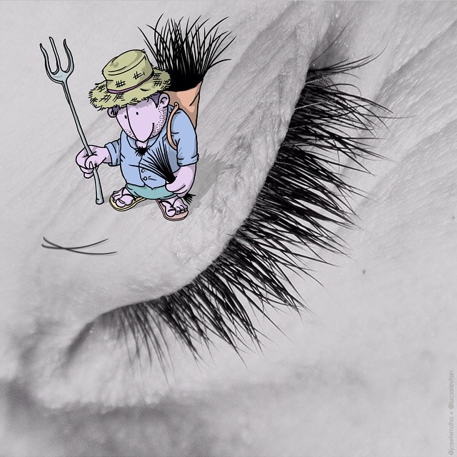 Фотография: Дополненная реальность: иллюстратор Лукас Левитан дорисовывает чужие фотографии в Instagram №16 - BigPicture.ru
