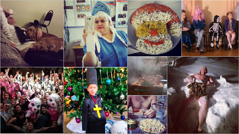 Фотография: Как Россия сначала долго готовилась к Новому году, а потом долго болела №1 - BigPicture.ru