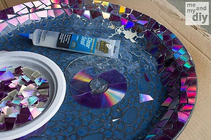 oldCDs02 25 блестящих идей по утилизации старых компакт дисков