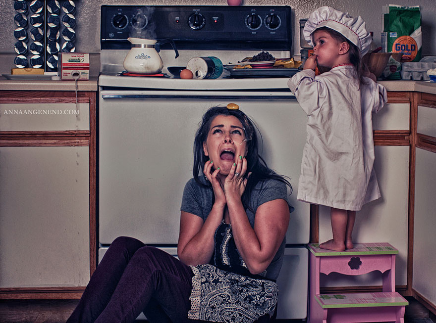 Фотография: Как на самом деле выглядит жизнь молодой мамы №2 - BigPicture.ru