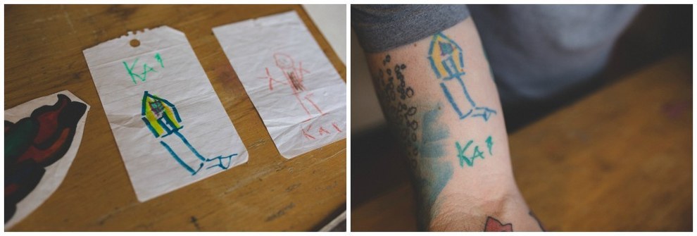 Фотография: Татуировки по эскизам сына №3 - BigPicture.ru