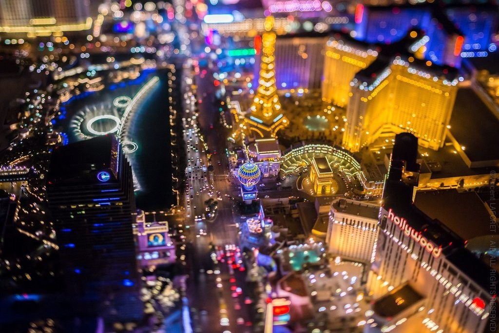 Фотография: Ночной Лас-Вегас с высоты №2 - BigPicture.ru