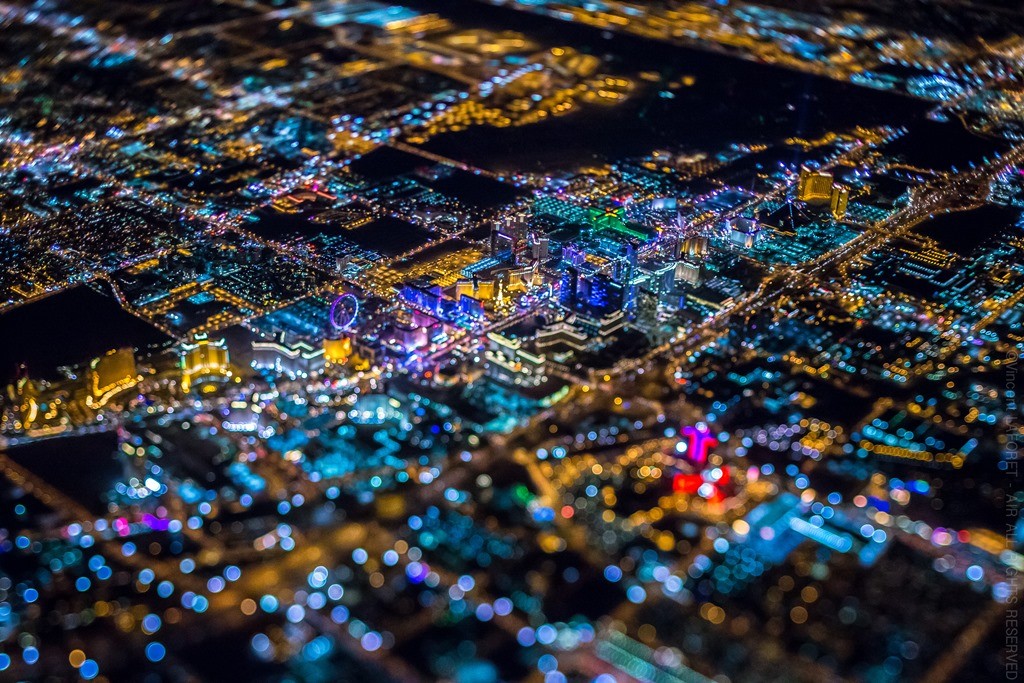 Фотография: Ночной Лас-Вегас с высоты №3 - BigPicture.ru