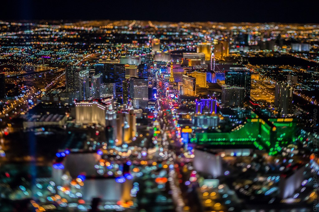 Фотография: Ночной Лас-Вегас с высоты №5 - BigPicture.ru