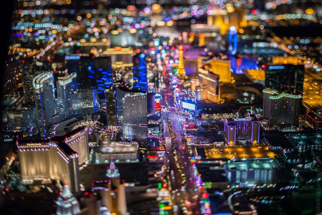 Фотография: Ночной Лас-Вегас с высоты №7 - BigPicture.ru