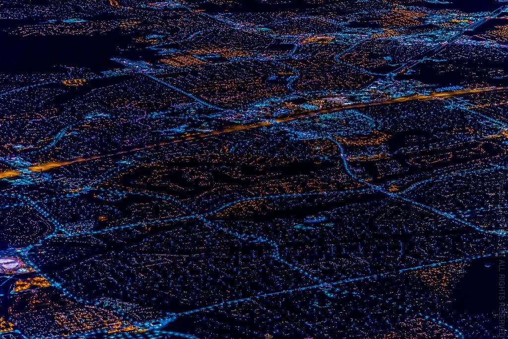 Фотография: Ночной Лас-Вегас с высоты №9 - BigPicture.ru
