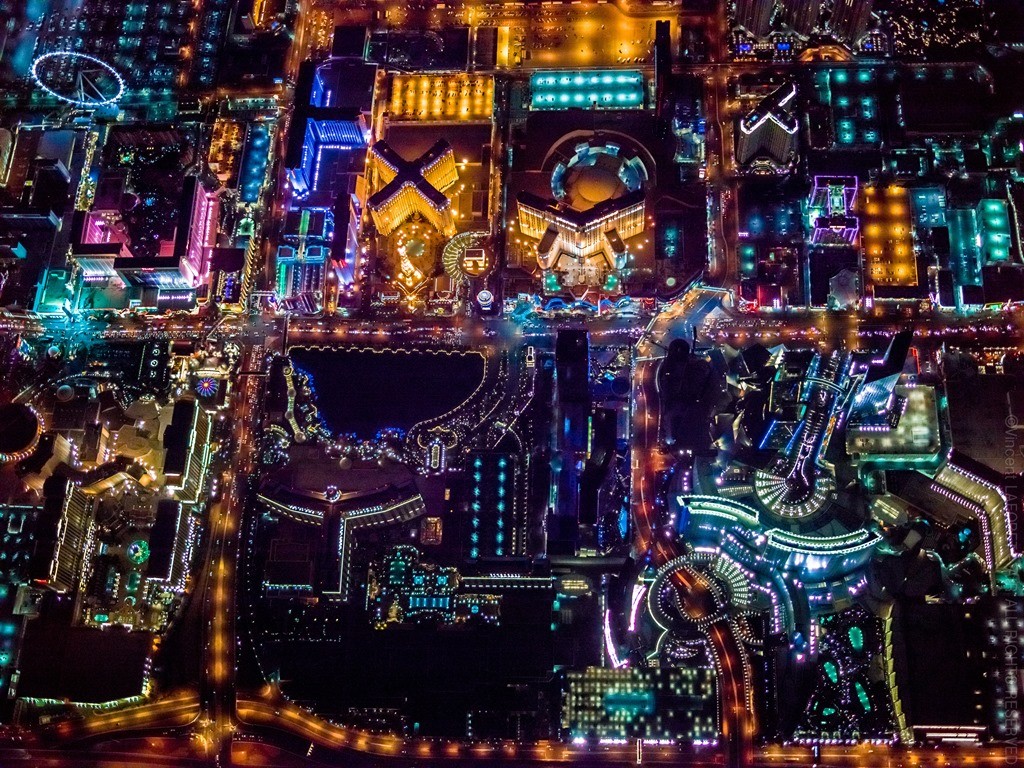 Фотография: Ночной Лас-Вегас с высоты №11 - BigPicture.ru