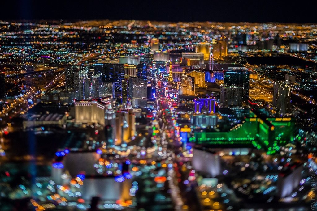 Фотография: Ночной Лас-Вегас с высоты №15 - BigPicture.ru
