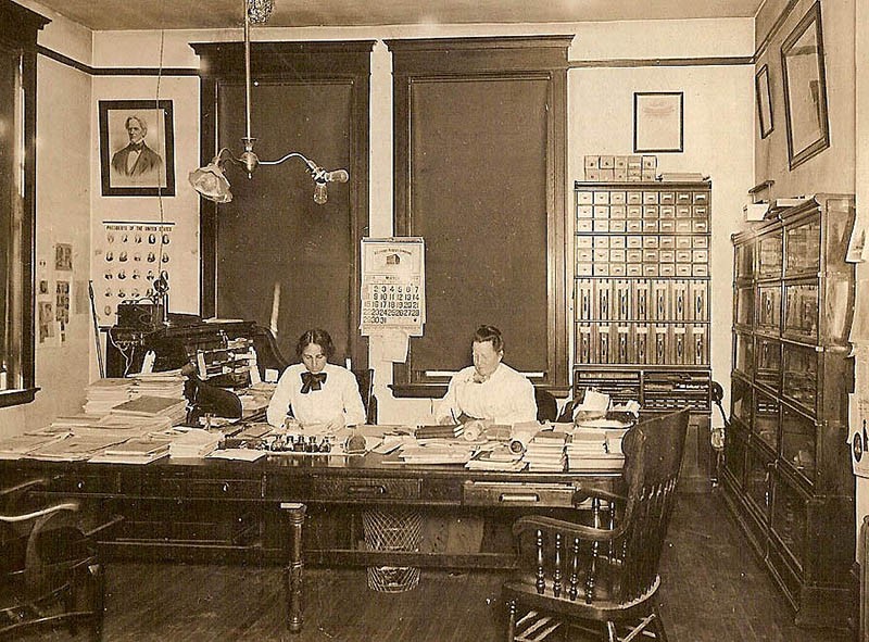 Фотография: Какими были офисы сто лет тому назад №8 - BigPicture.ru
