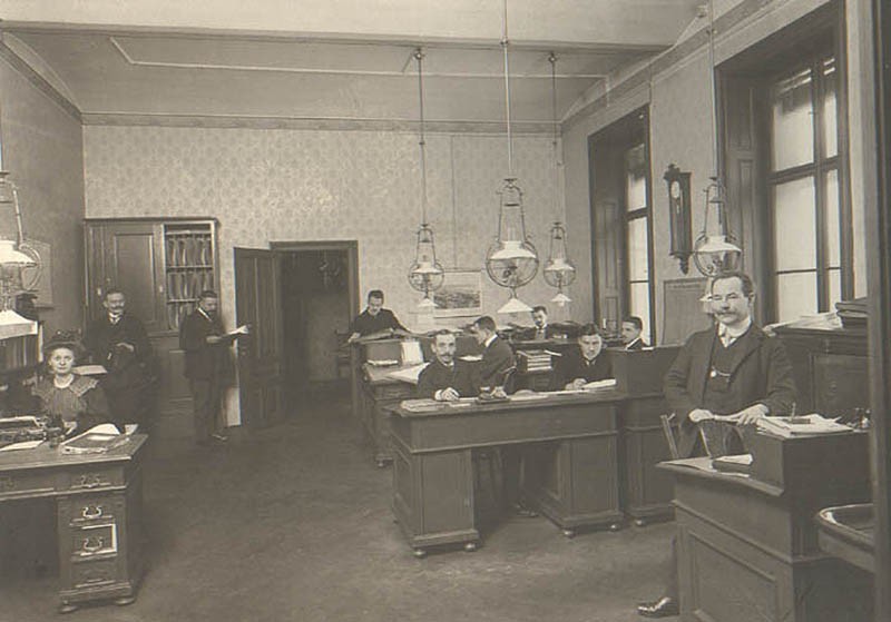 Фотография: Какими были офисы сто лет тому назад №21 - BigPicture.ru