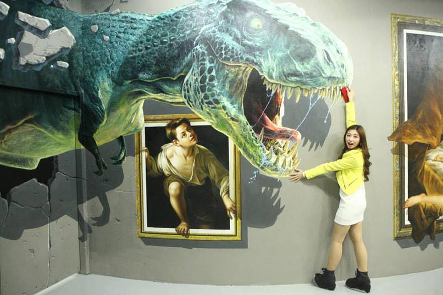 Фотография: Музей с трехмерными картинами, которые помогут вам стать частичкой большого искусства №9 - BigPicture.ru