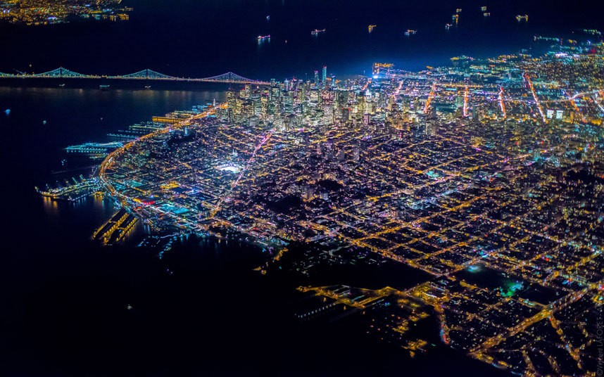 Фотография: Фото ночного Сан-Франциско, от которых захватывает дух №2 - BigPicture.ru