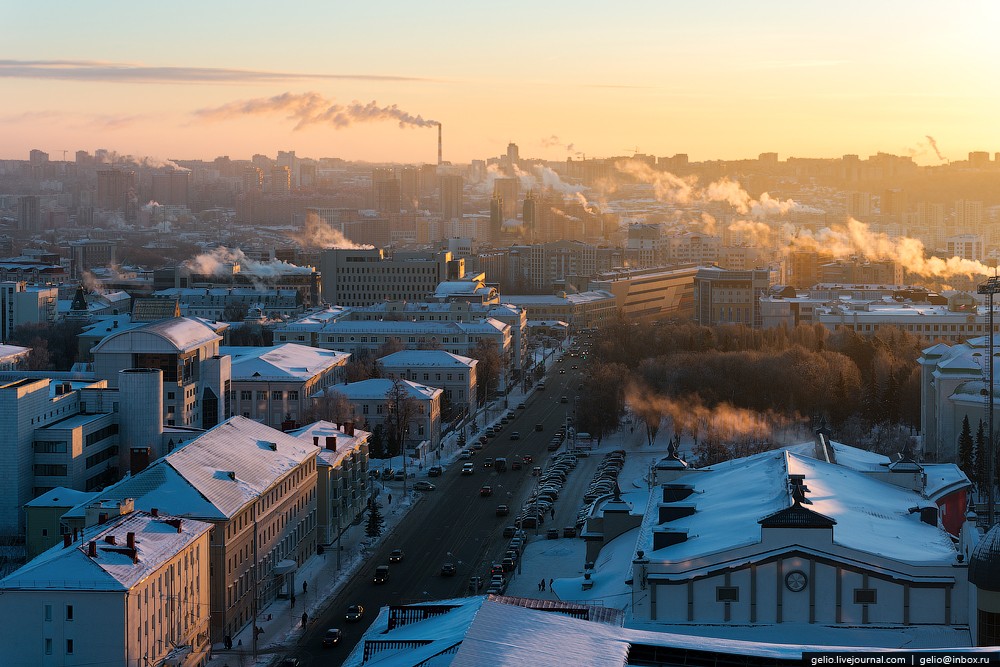 Фотография: Зимняя Уфа с высоты №5 - BigPicture.ru