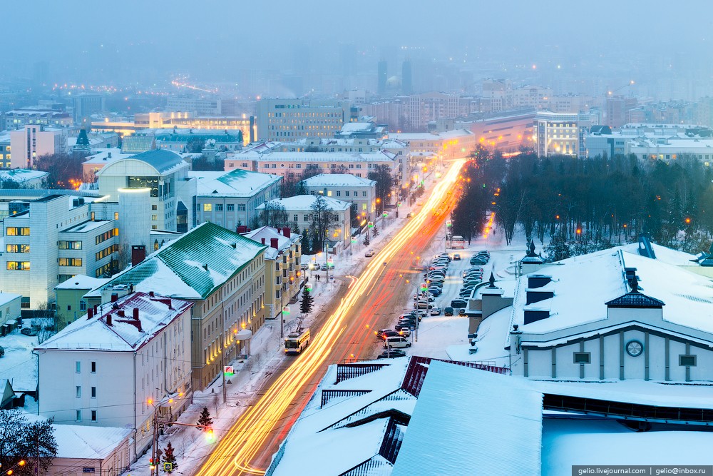 Фотография: Зимняя Уфа с высоты №8 - BigPicture.ru