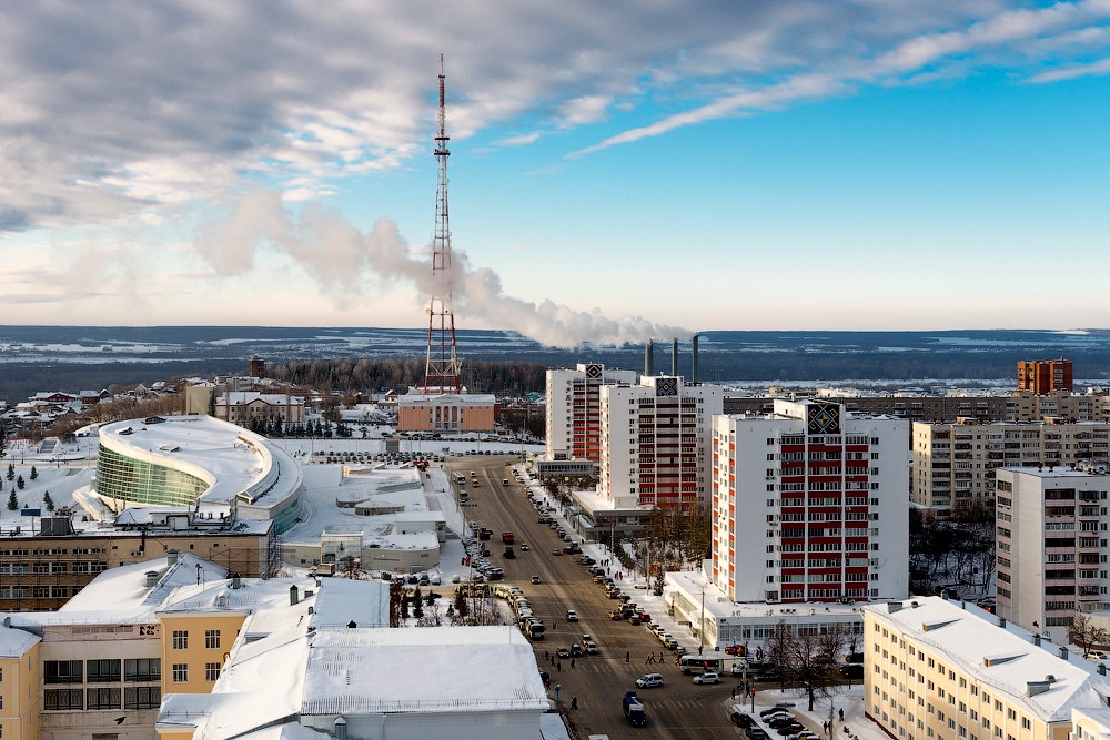 Фотография: Зимняя Уфа с высоты №56 - BigPicture.ru