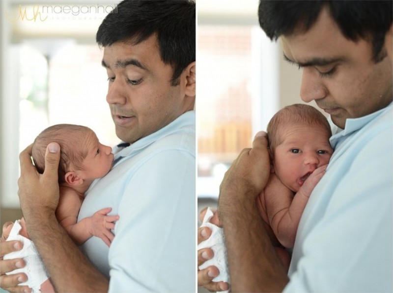 Фотография: Папы впервые видят своих новорожденных детей №1 - BigPicture.ru