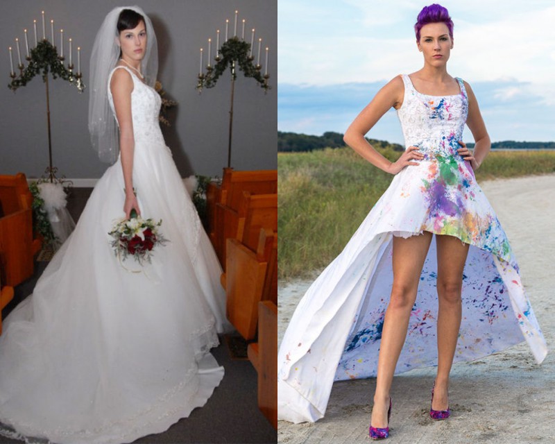 Фотография: 11 невест, подаривших вторую жизнь своим свадебным платьям №1 - BigPicture.ru