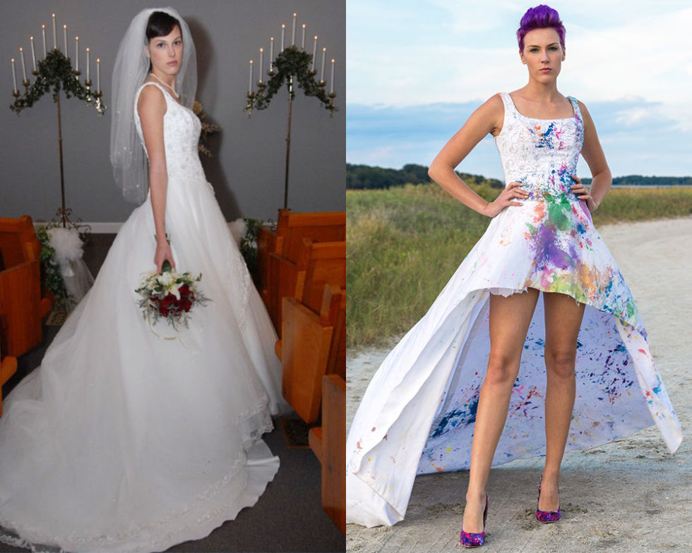 Фотография: 11 невест, подаривших вторую жизнь своим свадебным платьям №5 - BigPicture.ru
