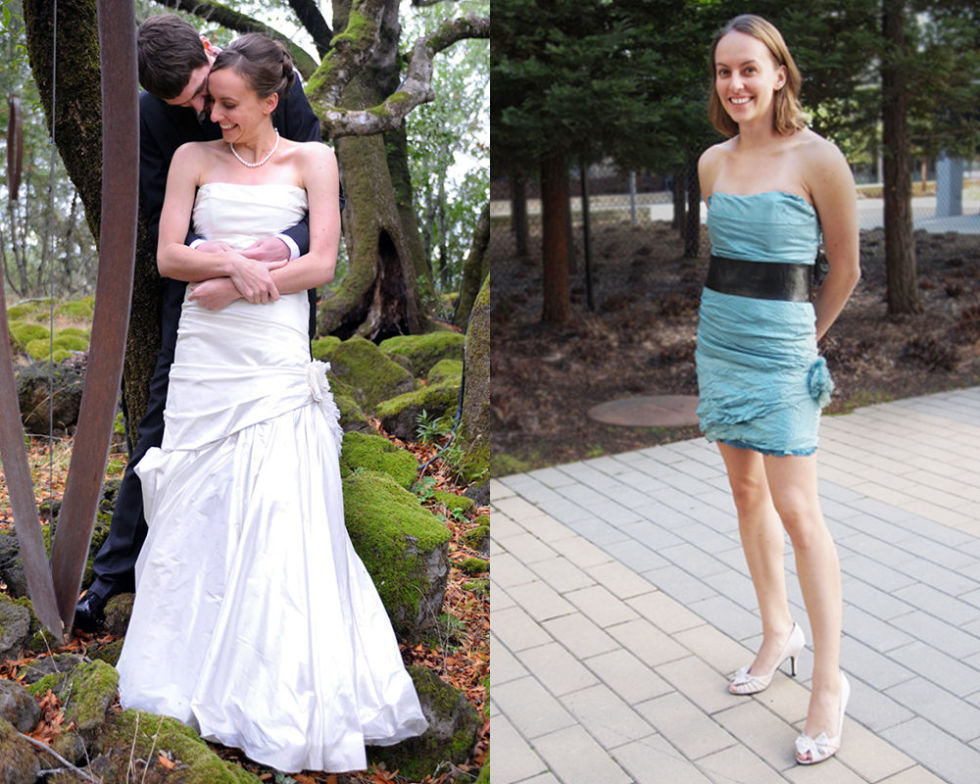 Фотография: 11 невест, подаривших вторую жизнь своим свадебным платьям №9 - BigPicture.ru