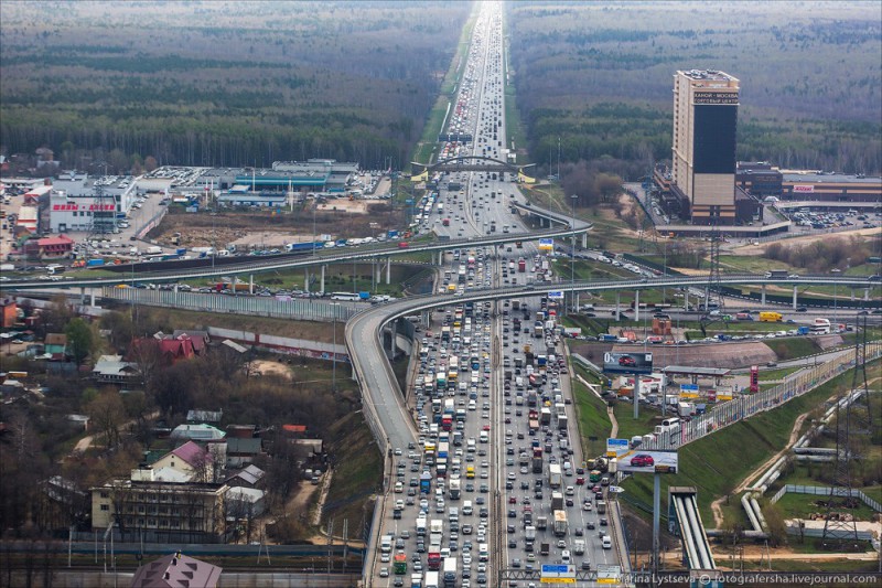 Ярославское шоссе фото ночью