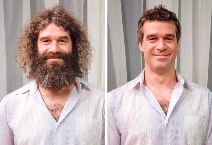 Фотография: 20 преобразившихся мужчин до и после того, как они подстриглись и побрились №6 - BigPicture.ru