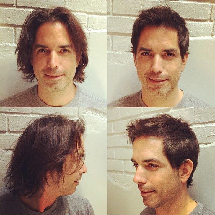 Фотография: 20 преобразившихся мужчин до и после того, как они подстриглись и побрились №14 - BigPicture.ru