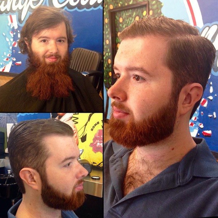 Фотография: 20 преобразившихся мужчин до и после того, как они подстриглись и побрились №15 - BigPicture.ru