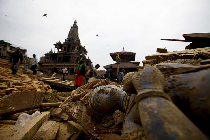 Фотография: Страшное землетрясение в Непале №1 - BigPicture.ru