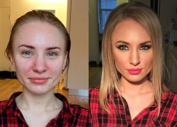 Другое лицо: при помощи макияжа визажист умело превращает обычных девушек в настоящих красавиц