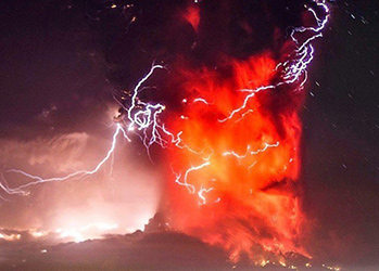 Red Hot: извержение вулкана в Чили