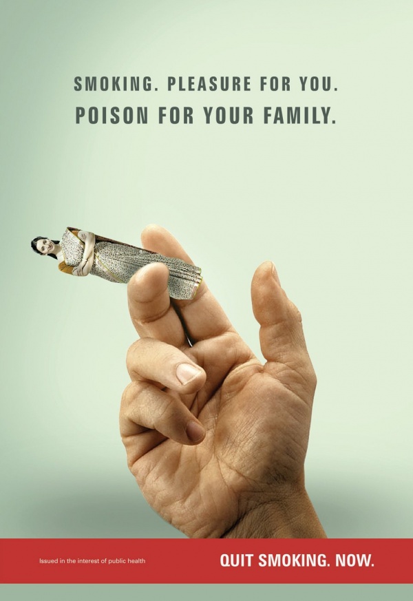 Фотография: Курение убивает: примеры самой шокирующей антитабачной рекламы №3 - BigPicture.ru