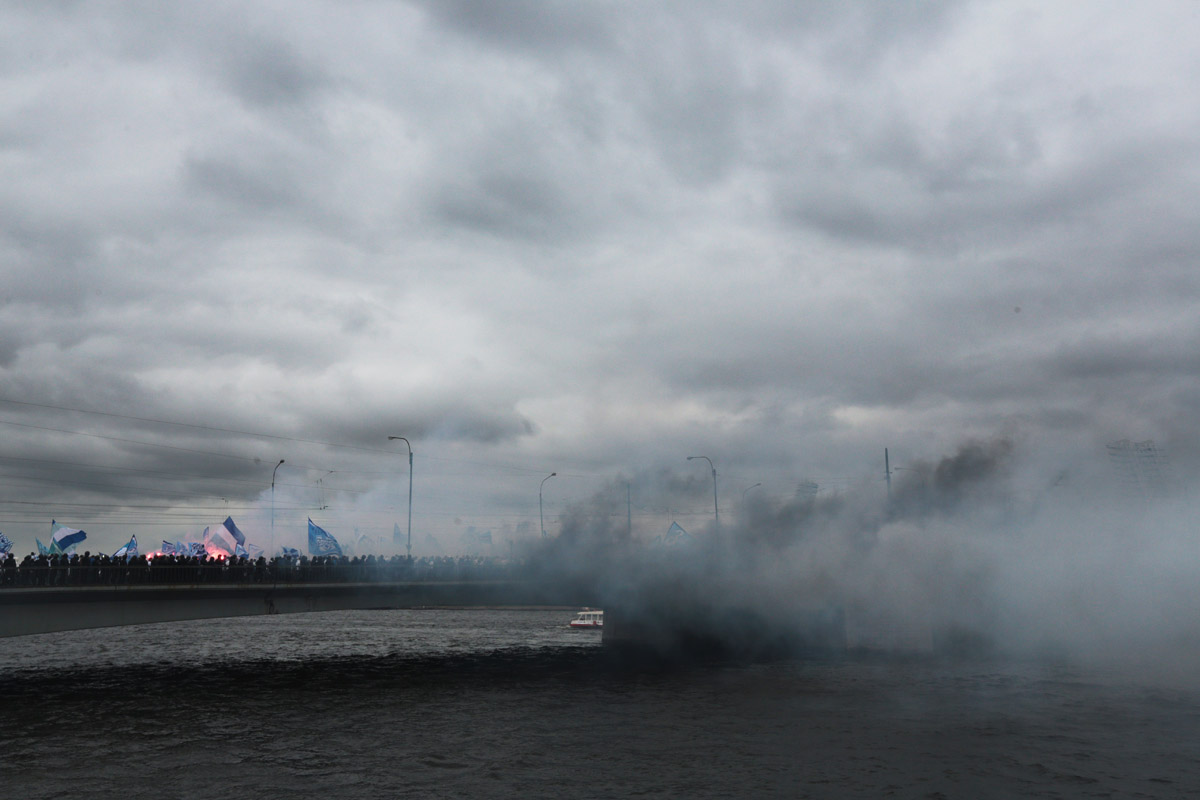 Фотография: Как Петербург попытался отпраздновать чемпионство 
