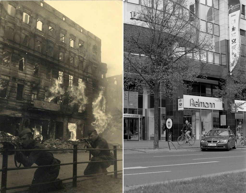 Фотография: Берлин в руинах в 1945-ом и сейчас. Поразительное сравнение снимков №8 - BigPicture.ru