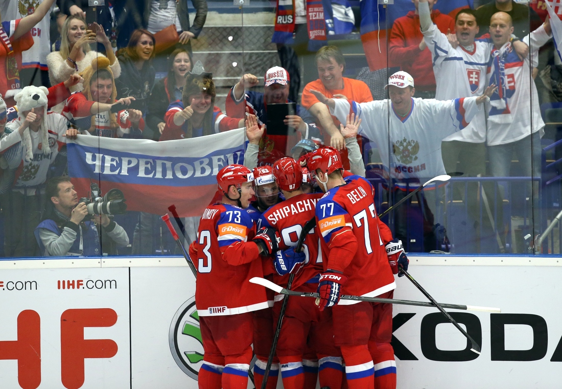 Фотография: Россия в четвертьфинале: свежие кадры с ЧМ по хоккею №18 - BigPicture.ru