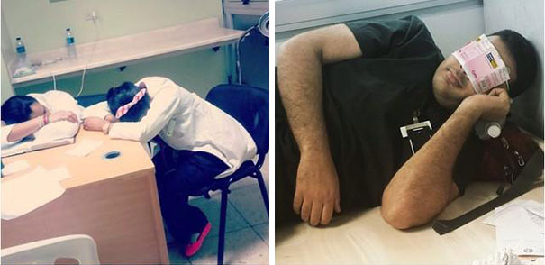 Фотография: #ЯТожеПрилег: флешмоб врачей в поддержку уснувшего ординатора №16 - BigPicture.ru