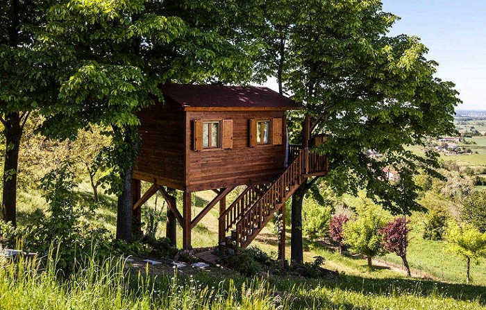 Фотография: 7 самых романтичных домиков на дереве, которые можно заказать через онлайн-сервисы №5 - BigPicture.ru