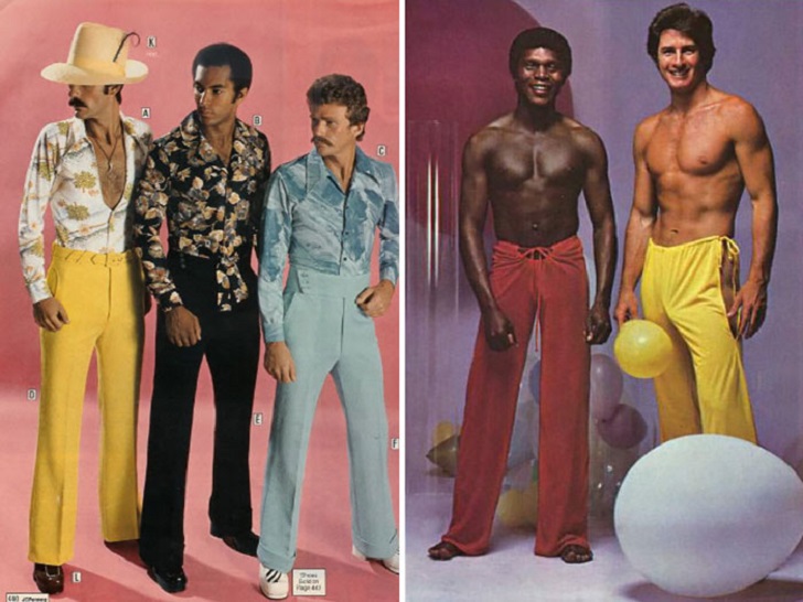 Фотография: Яркий цвет, неприличный крой, дерзкая клетка и немыслимый клеш: мужская мода 70-х №4 - BigPicture.ru