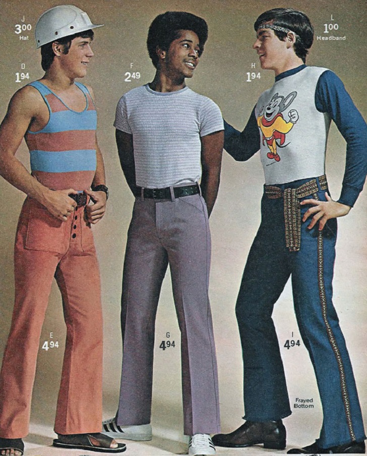 Фотография: Яркий цвет, неприличный крой, дерзкая клетка и немыслимый клеш: мужская мода 70-х №12 - BigPicture.ru