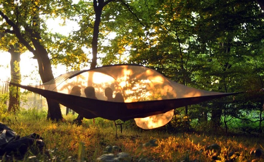 Фотография: Палатка британского дизайнера позволит ночевать на дереве №6 - BigPicture.ru