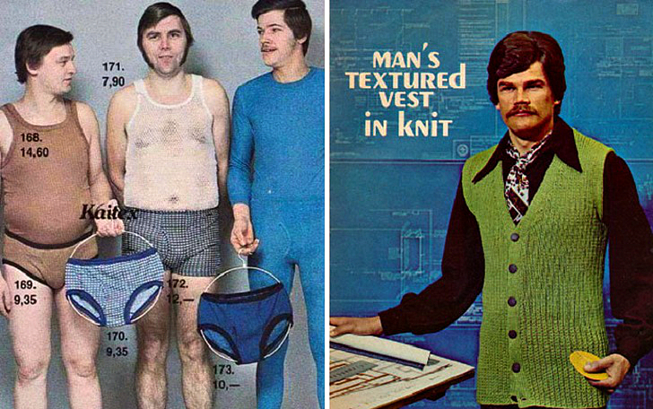Фотография: Яркий цвет, неприличный крой, дерзкая клетка и немыслимый клеш: мужская мода 70-х №2 - BigPicture.ru
