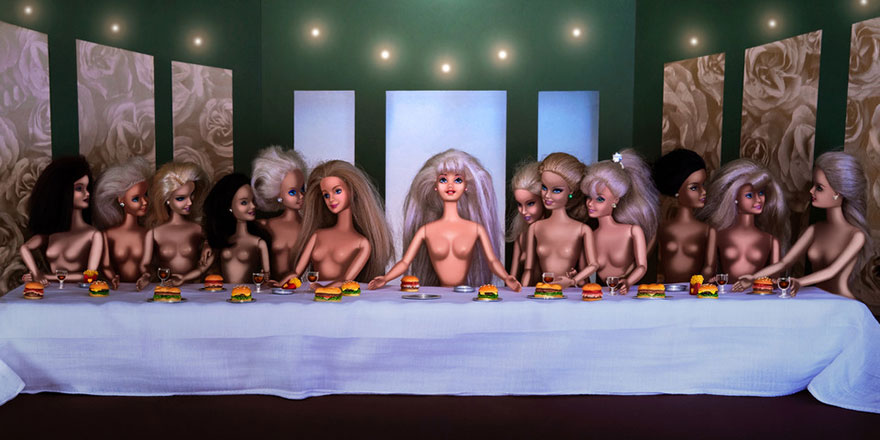 Фотография: Как куклы Барби выглядели бы на классических полотнах №2 - BigPicture.ru
