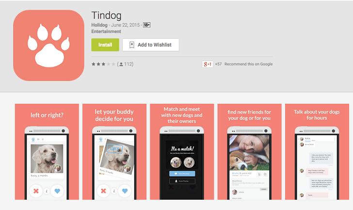 Фотография: Tinder запустил приложение для знакомств собак №2 - BigPicture.ru