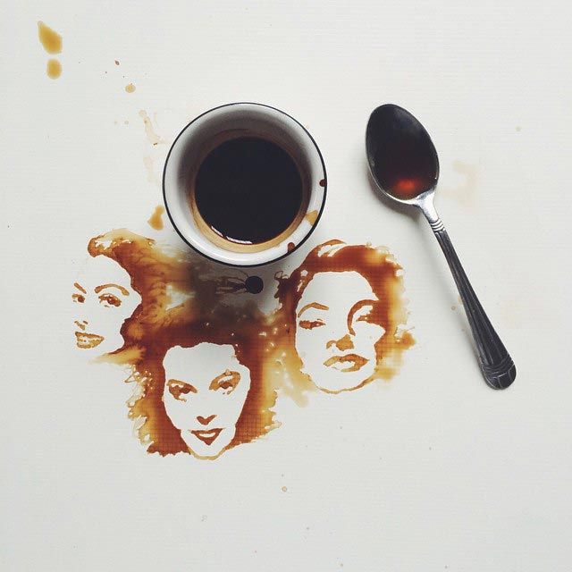 Фотография: Когда пролитый кофе превращается в искусство №2 - BigPicture.ru